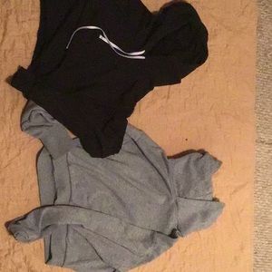 Cropped hoodies